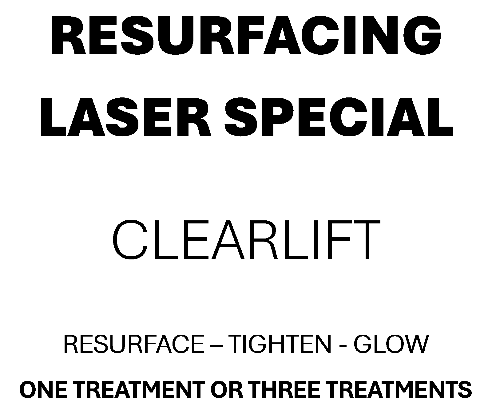 RESURFACING LASER SPECIAL