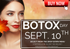 BOTOX DAY APPOINTMENT : SEPT 10TH