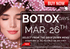 BOTOX DAY APPOINTMENT : MARCH 26th