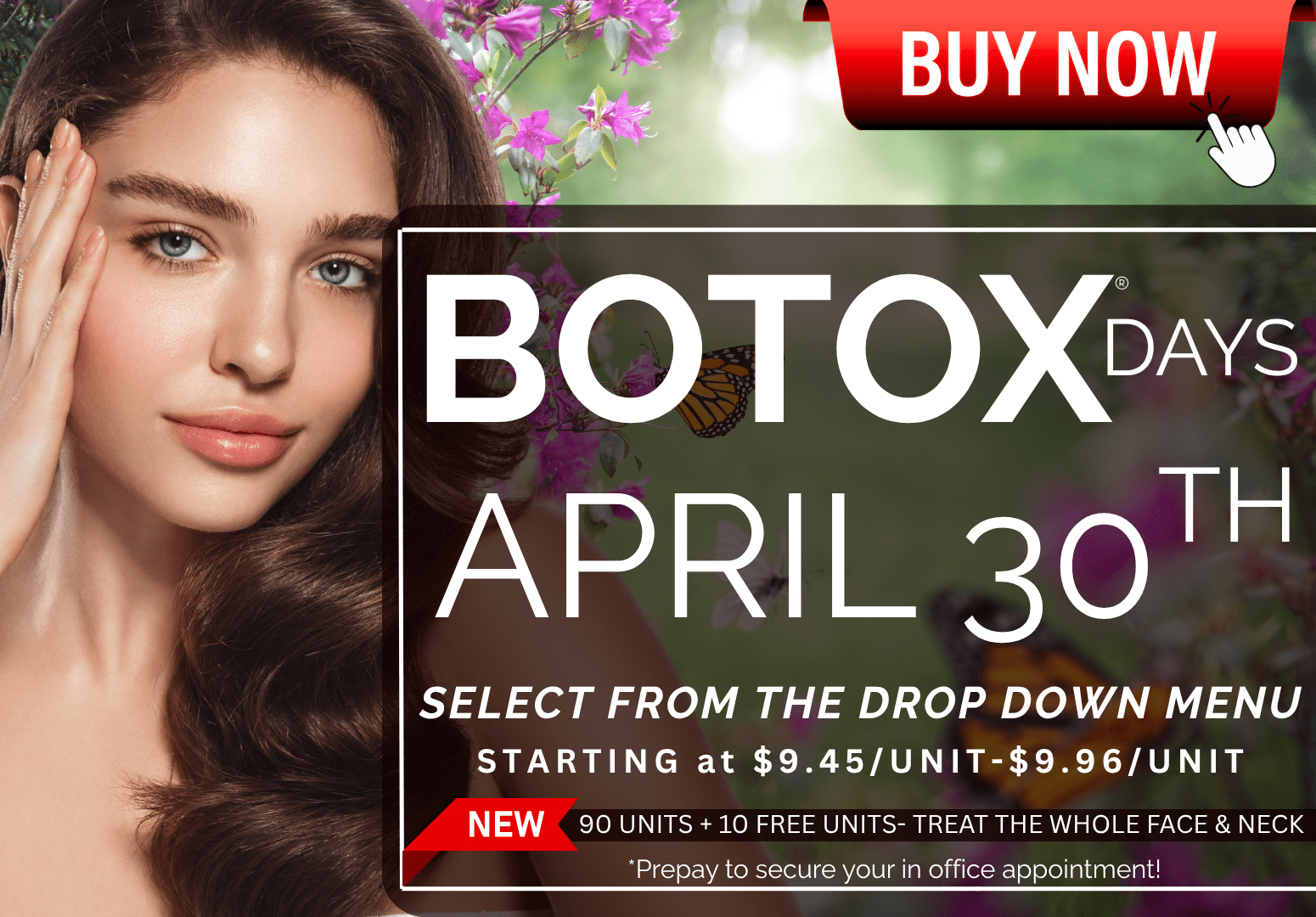 BOTOX DAY APPOINTMENT : APRIL 30TH