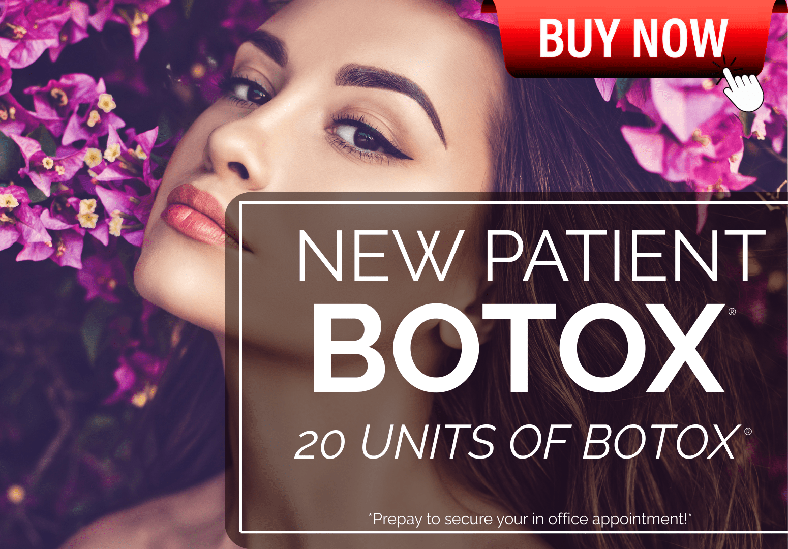 NEW PATIENT BOTOX APPOINTMENT : 20 UNITS OF BOTOX