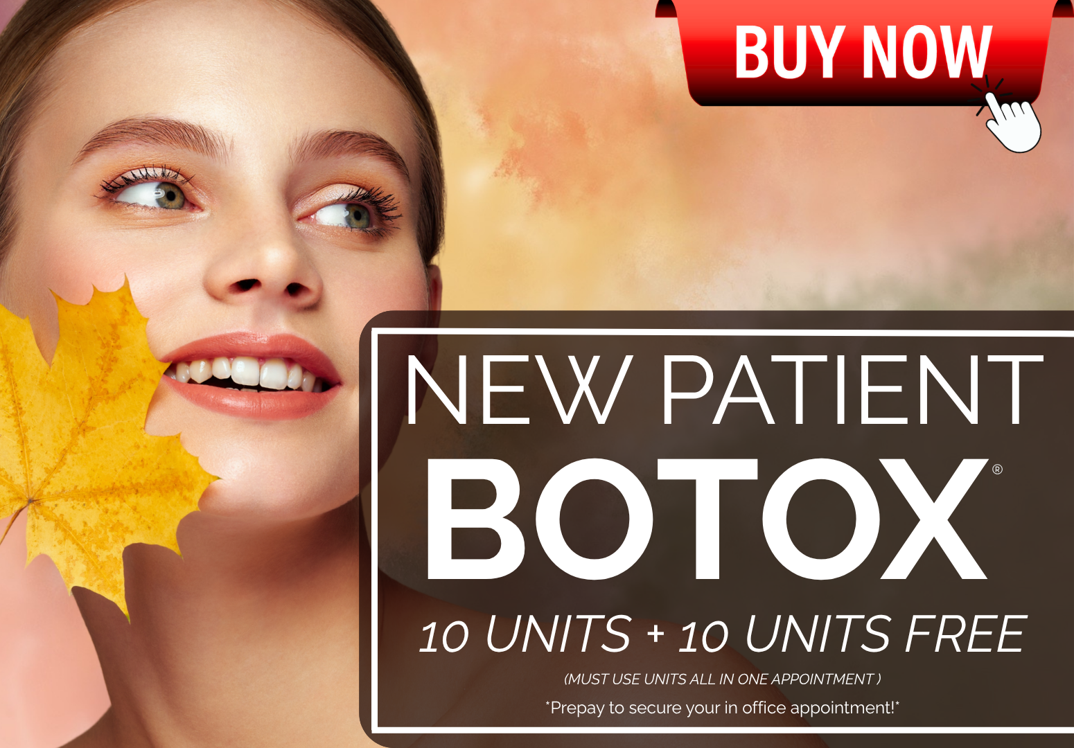 NEW PATIENT BOTOX APPOINTMENT : 20 UNITS OF BOTOX