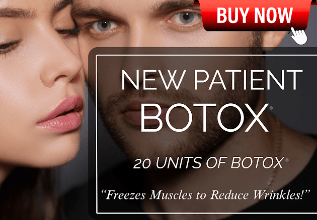 NEW PATIENT BOTOX : BUY 10 UNITS - GET 10 UNITS FREE