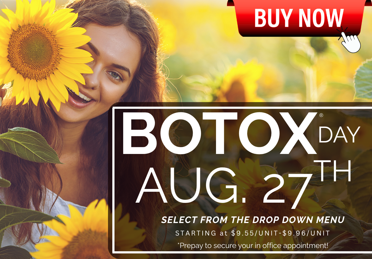 BOTOX DAY APPOINTMENT : AUGUST 27TH