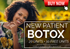 NEW PATIENT BOTOX APPOINTMENT : 20 UNITS OF BOTOX + 10 ADDITIONAL FREE!