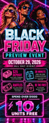 BLACK FRIDAY PREVIEW EVENT - $25 DEPOSIT