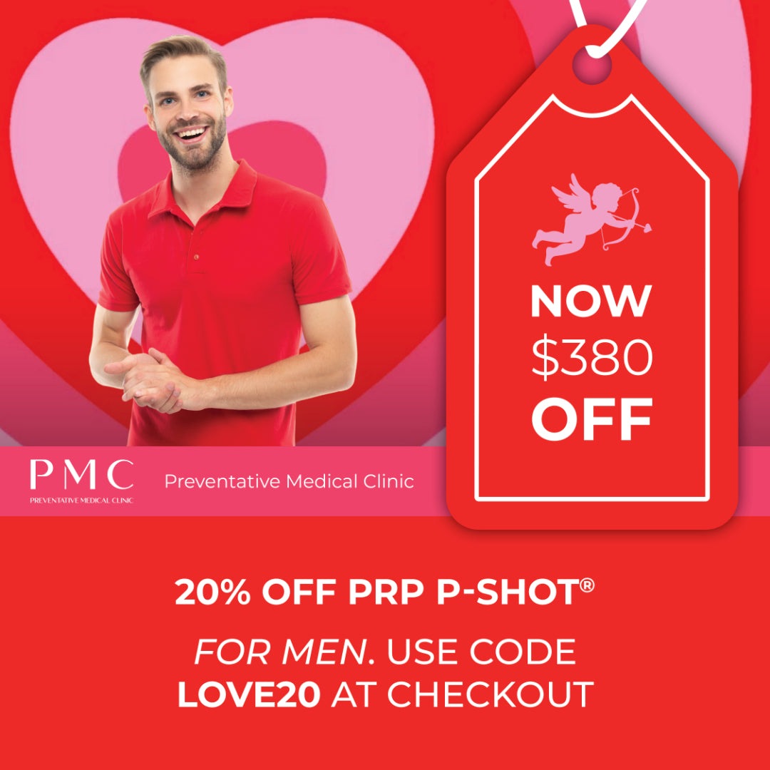 20% Off PRP P-SHOT® with Code LOVE20