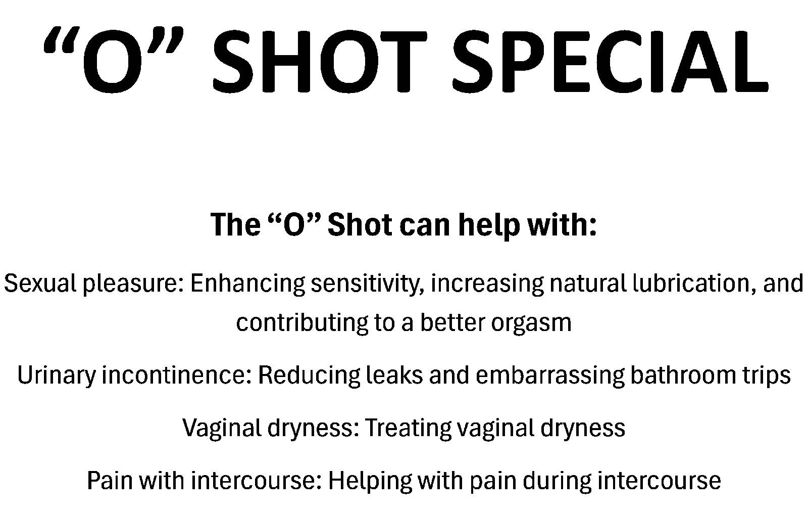 O SHOT SPECIAL