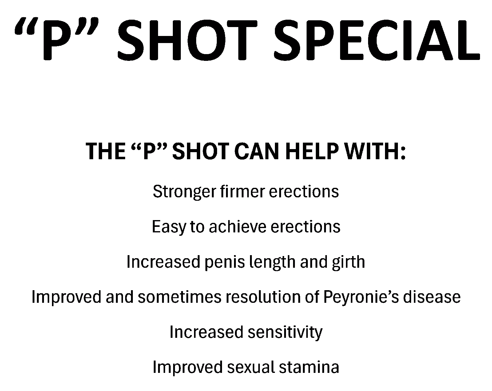 P SHOT SPECIAL