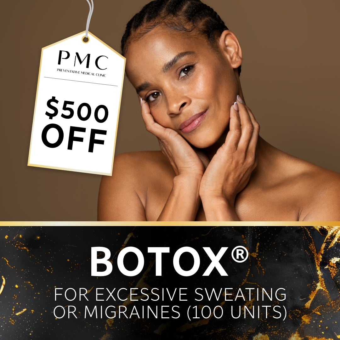 BLACK FRIDAY 100 UNITS OF BOTOX EXCESSIVE SWEATING OR MIGRAINES