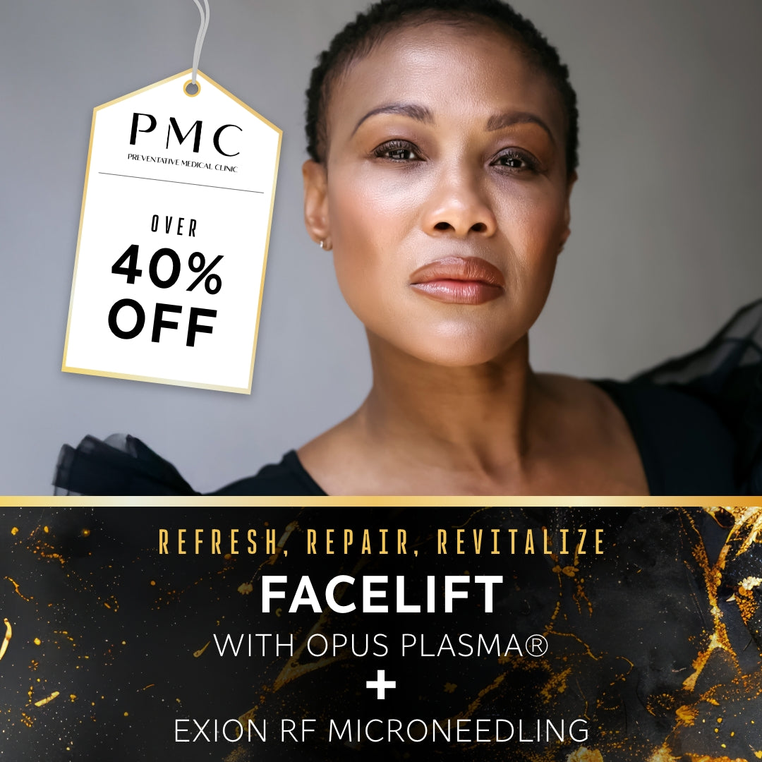 BLACK FRIDAY NO CUT FACELIFT - OPUS PLASMA + EXION RF MICRONEEDLING FACE ONLY