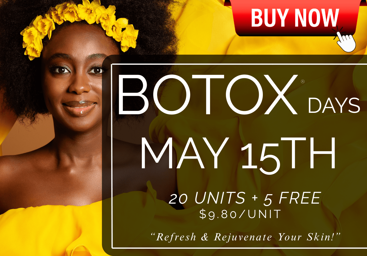 BOTOX DAY 25 UNITS 5/15/25 $9.80/UNIT