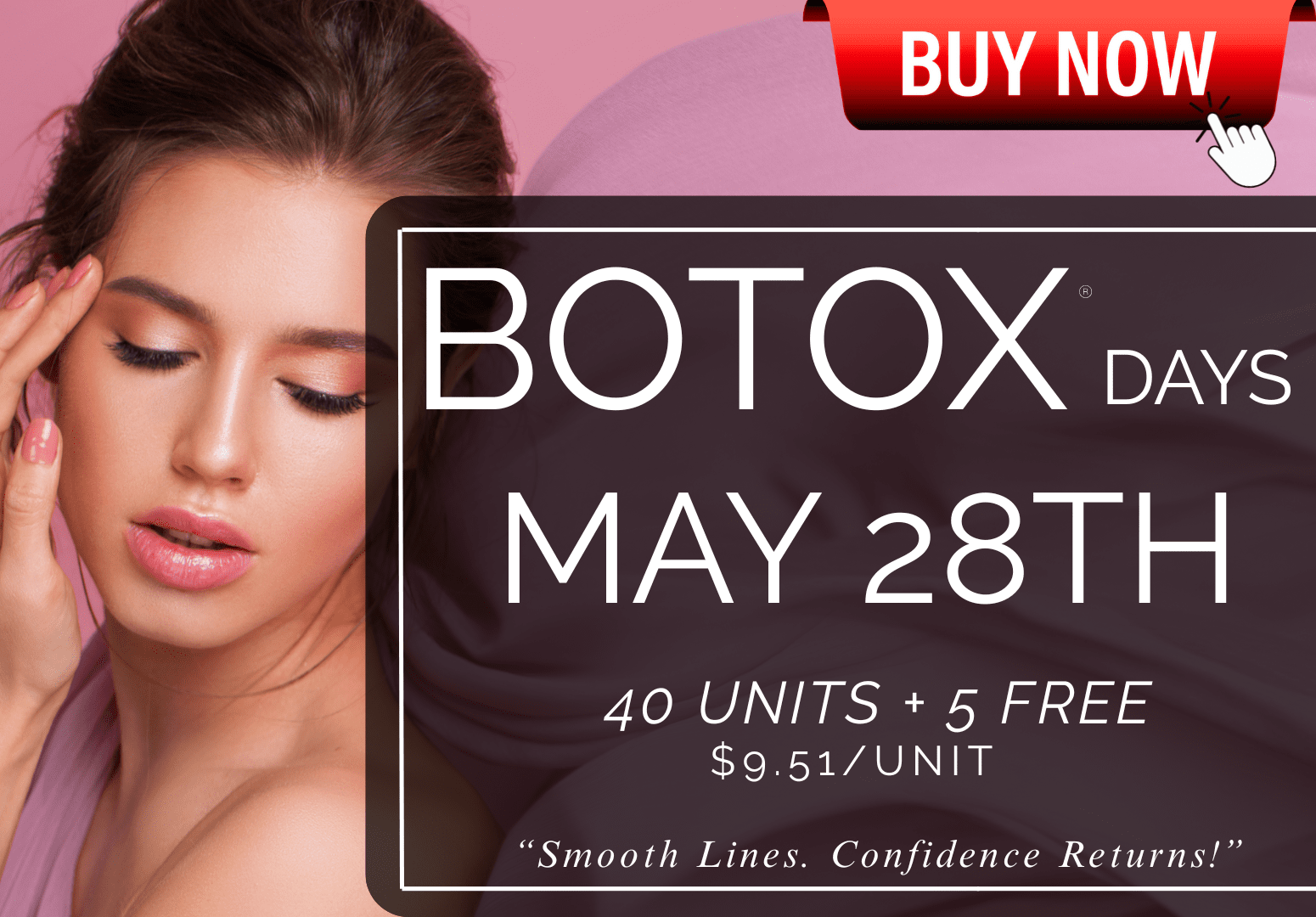 BOTOX DAY 45 UNITS 5/28/25 $9.51/UNIT