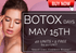 BOTOX DAY 45 UNITS 5/15/25 $9.51/UNIT