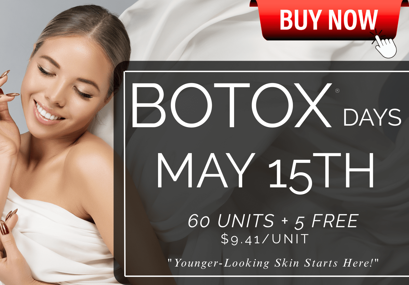 NEW! - BEST DEAL - BOTOX DAY 65 UNITS 5/15/25 $9.41/UNIT