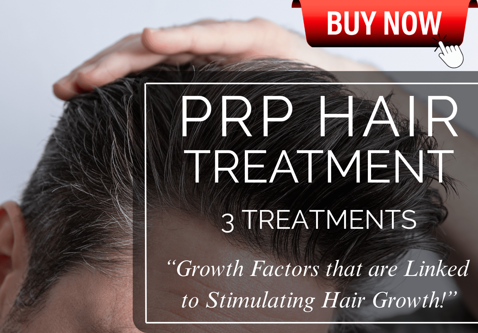 PRP HAIR TREATMENT : 3 TREATMENTS